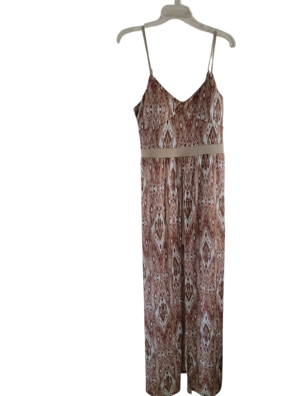 Maxi Dress With Attached Shorts.